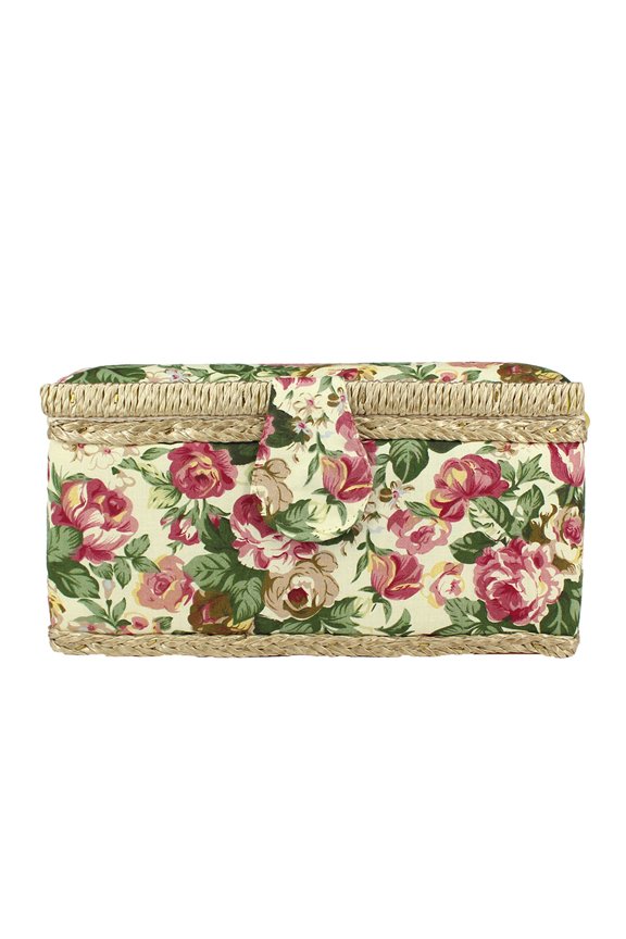1pc Sewing Package Wooden Beginner Sew Removable Tray Pincushion For Craft Mending Storage Package Thread Portable Fabric Wooden Storage Home Desktop Makeup Bag Retro Package