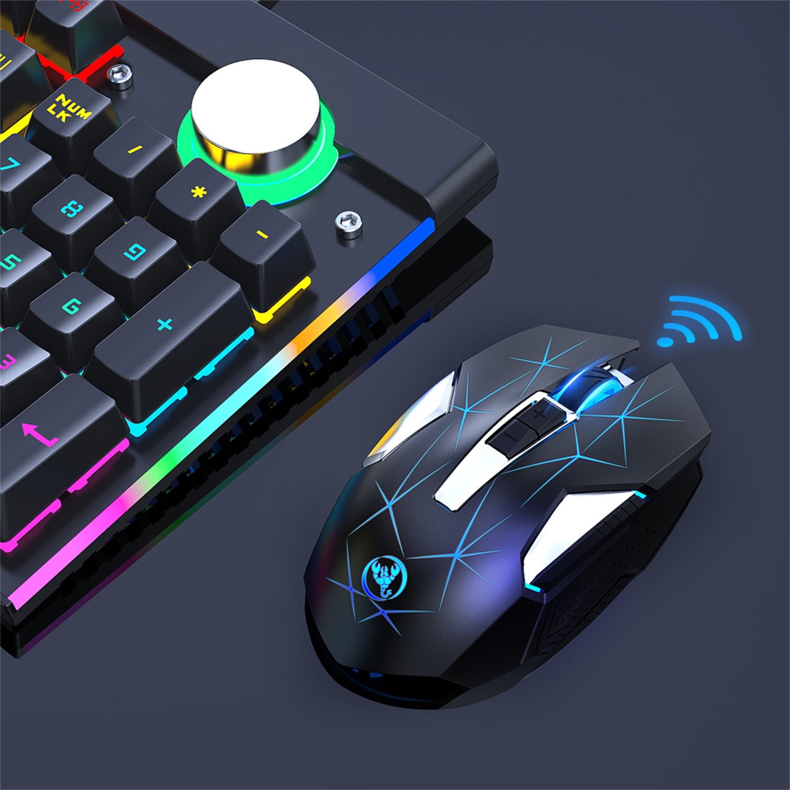 EcoNest 2.4G Wireless Mouse Built-in 600mAh Rechargeable Battery ...