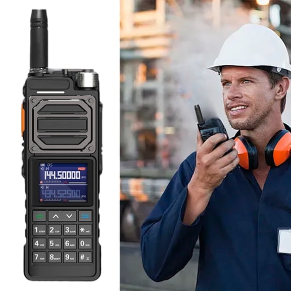 EcoNest 25/ 25M UHF Bands NOAA Long Range Tri Power 25B Wireless Copy Type C 999Channels High Capacity 5200mAh Talkieï¼Suitable For Outdoor Adventures Construction Areas