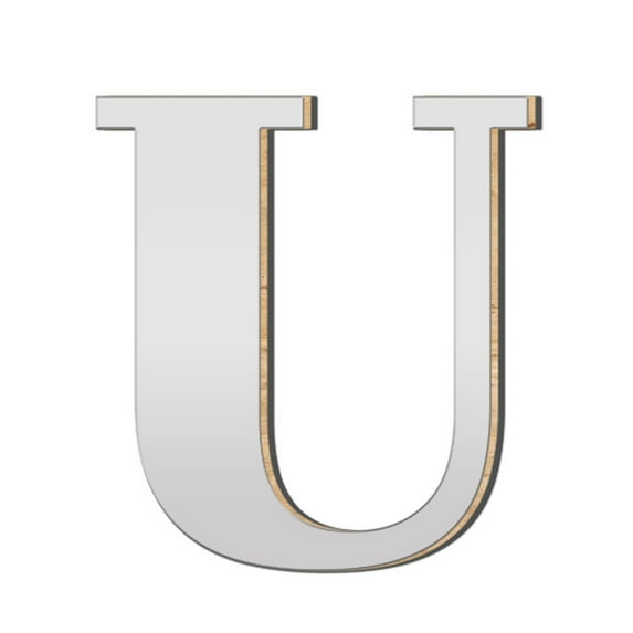 EcoNest 3D Acrylic Large Letter Wall Stickers With Self Home Decoration ...