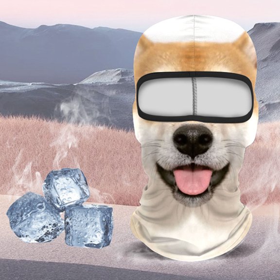 EcoNest 3D Animal Ski Face With Ears For Music Festivals Raves Ski Halloween Party Outdoor Activities