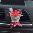 thumbnail image 1 of EcoNest 3D Artificial A Bouquet Of Flowers Shape Aromatherapy Vent Car Love Air Stone Creative Perfume Car Diffuser Perfume Clip Conditioning Car Interior Accessories, 1 of 4