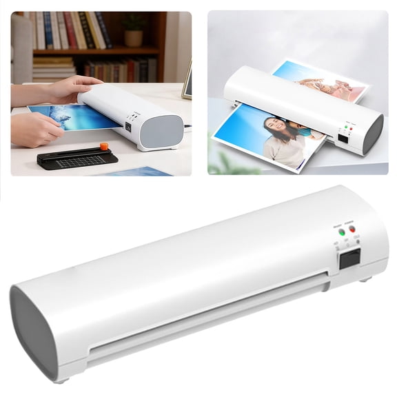 EcoNest 9 Inch Laminator Machine With Never Jam Technology 50 Laminating Sheets 4 In 1 A4 Thermal Laminator With Trimmer And Corner Rounder For School Business And Home Use Wh