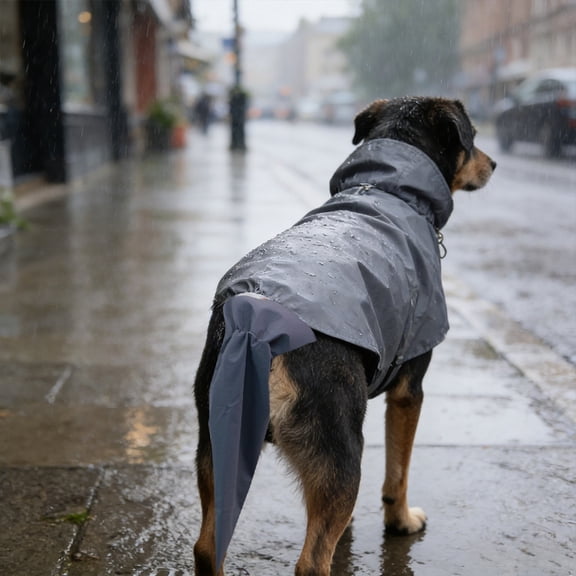 EcoNest A Full Coverage All Weather Raincoat With A Tail Suitable For Outdoor Walks And Hiking.