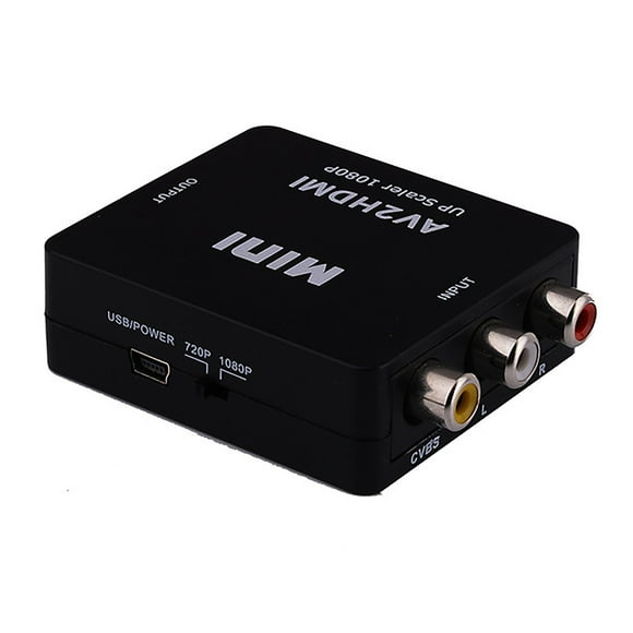 EcoNest AV To Converter Transform Analog To Digital For Video On And AV To High Definition Video Converter AV To Set Top Connected To TV