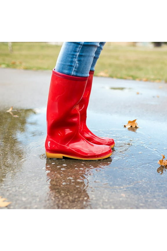 Adult Rain Theme Boots Teenagers EVA Boots Women's Rain Shoes Camping And Hiking