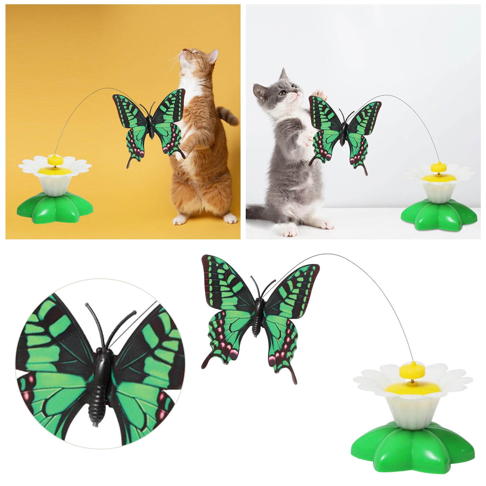 EcoNest And Intelligent Automatic Rotation Cat Toy Flying Birds And ...
