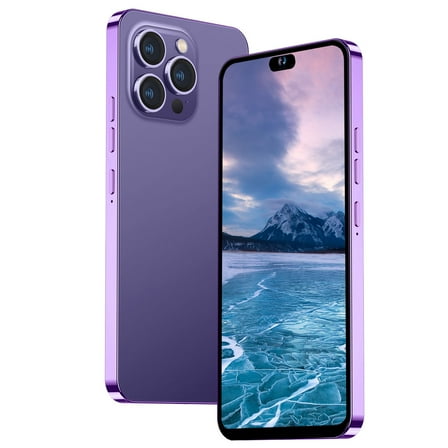 EcoNest Android 10 2GB+16GB Unlocked Cell Phone Dual Sim 6.8in Unlocked Phone Face ID + Fingerprint GSM 4G Smartphones