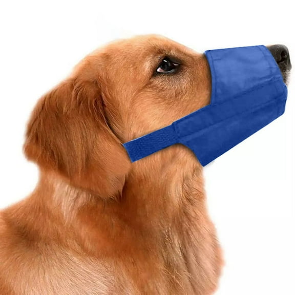 EcoNest AntiBite Dog Muzzle With Breathable Fabric Quick Release Adjustable Strap Muzzle For Different Dog Breeds Outdoor Activities