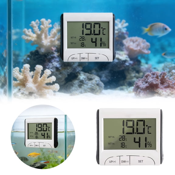 EcoNest Aquarium Temperature Precise Digital Aquarium Digital Temperature Sensor Precision Sensor For Freshwater And Sea Turtle