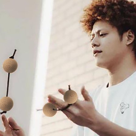 EcoNest Aslatuas Rhythmic B All Kashaka Shaker Instrument Classical African Shaker Rattle Hand Percussion For Kids Adults Weddings Parties Musical Class