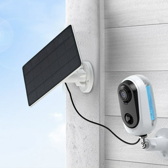 EcoNest Bird Feeder Camera Solar Panel 3W Type C Solar Panel Charger With 360° Rotating Bracket For Rechargeable Camera Bird Feeder Camera Doorbell