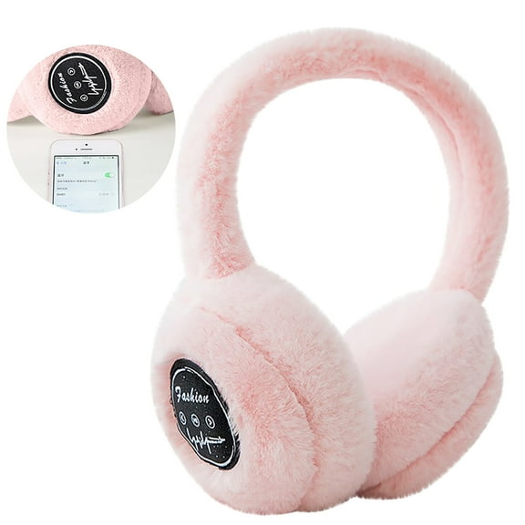 EcoNest Bluetooth Earphones Unisex Foldable Winter Plus Velvet Warm Ear Warmer Wireless Music Bluetooth Headset Microphone