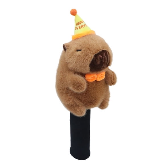EcoNest Capybara Golf Club Cover, Cartoon Driver Headcovers, Cute Capybara Stuffed Animal Golf Club Head Cover, Plush Protective Gear For Women Men