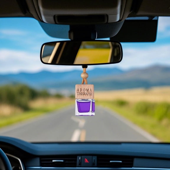 EcoNest Car Air Hanging Fragrance Oil Diffuser – Car Air Diffuser For Oils Aromatherapy Automobile Diffuser Long Lasting Car Diffuser Bottle 8ml