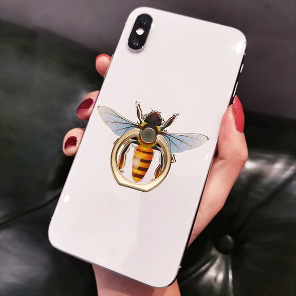 EcoNest Cell Phone Ring Holder Metal Finger Grip Finger Kickstand 360° Rotation Universal Finger Ring Phone Grip Compatible With All Smartphone