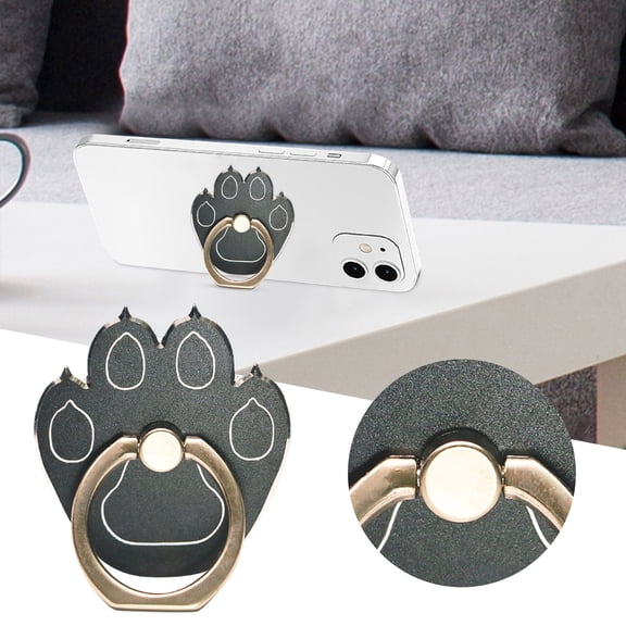 EcoNest Cell Phone Ring Holder Metal Finger Grip Finger Kickstand 360° Rotation Universal Finger Ring Phone Grip Compatible With All Smartphone