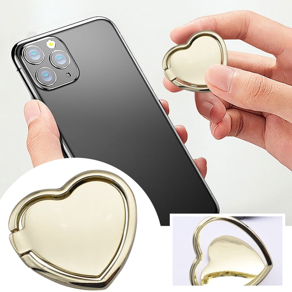 EcoNest Cell Phone Ring Holder Metal Finger Grip Finger Kickstand 360° Rotation Universal Finger Ring Phone Grip Compatible With All Smartphone
