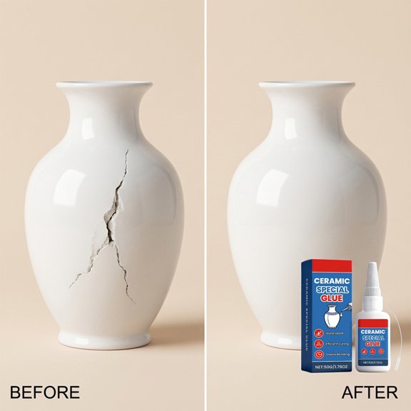 EcoNest Ceramic And Porcelain Crack For Home It Is A Great Choice For Those Seeking And Sturdy​ Home Solutions 50ml.