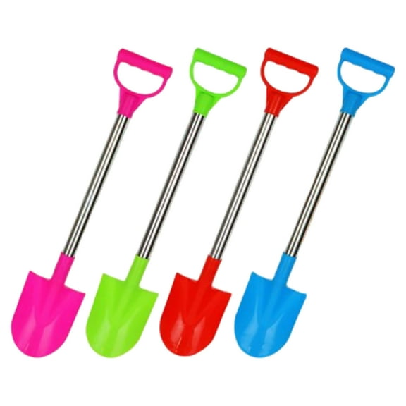 EcoNest Children's Beach Shovel 20.87 Inch Changsha Shovel Gardening Tool Snow Shovel Sturdy Stainless Steel Handle ABS Shovel For Digging Sand And Snow Setï¼1pc Random Colorï¼