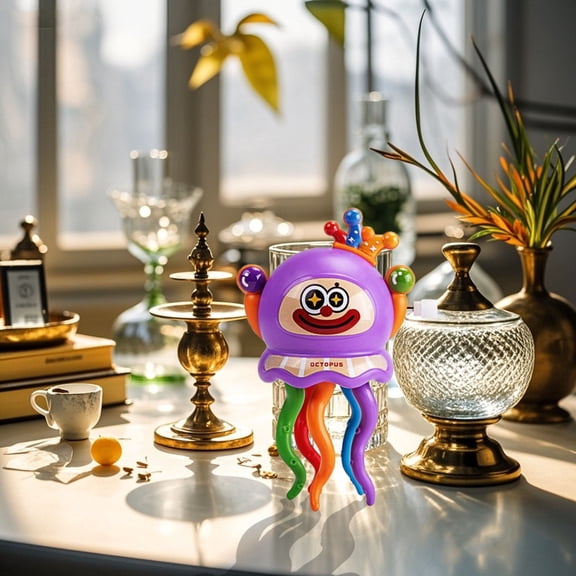 EcoNest Clockwork Dancing Clown With Funny Moves Perfect For Parties