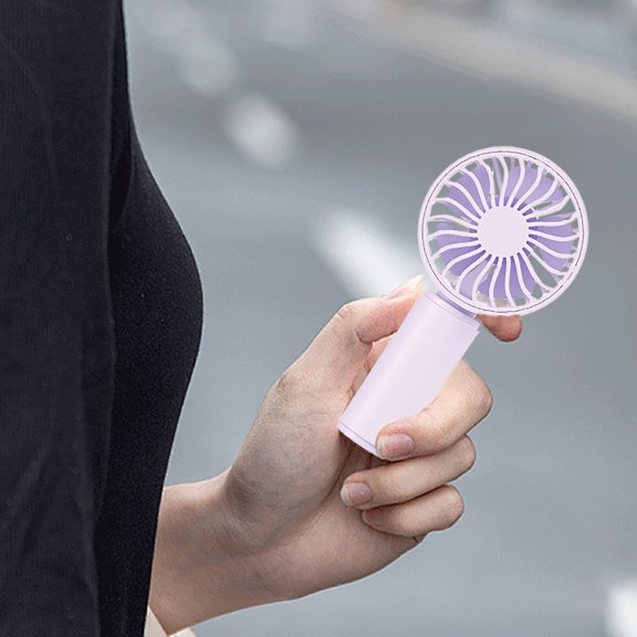 EcoNest Colorful Mini Fan Portable Small Fan USB Three Level Mute Suitable For Various People Quiet And Mute Outdoor Handheld Wind Adequate Cold Fan