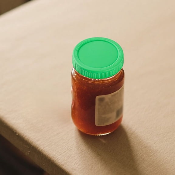 EcoNest Compact Glass Jar Lid With Slim For Small Containers Secure Closure And Protective Gasket 180 200 Chars