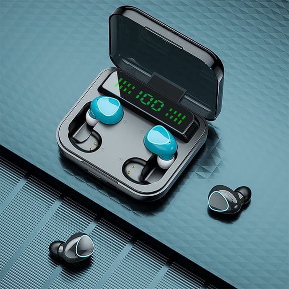 EcoNest Digital Earplugs Wireless Couple Noise Stereo Display Inear Headphones M22 Smart' Mini Reduction Sports HIFI Headset ' Headset
