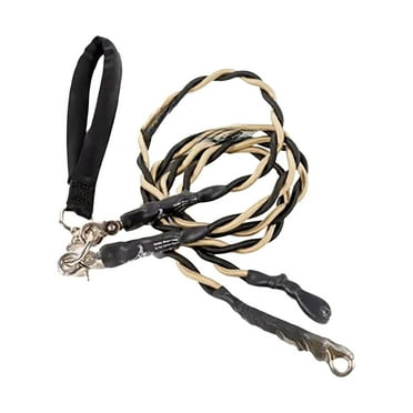 Two Dog Walking Leash Double Dog Leash For Two Dogs - Heavy Duty Bungee Shock Absorbing Reflective Leash With Extra Traffic Handles For Walking 2 Dogs At Once Shock Absorbing Bungee Leash