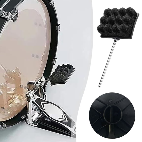 EcoNest Drum Pedal Foam Drum Head Drum Trapper Drum Foot Pedal Trapper Percussion Instrument Accessories Drum Accessories
