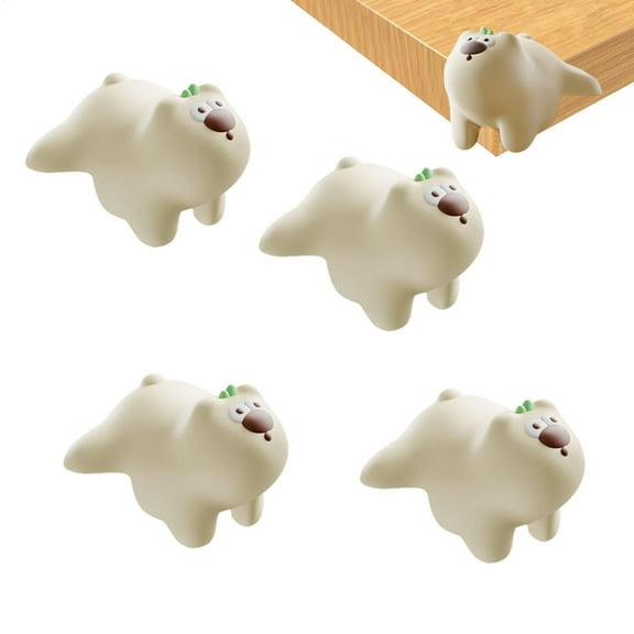 EcoNest Edge Soft Toddler Proofing Edge And Corner Guards Portable Cute Table Corner Protectors Bump Soft Corner Protectors For Furniture Glass 4X Tables Corner Toddler Protector For