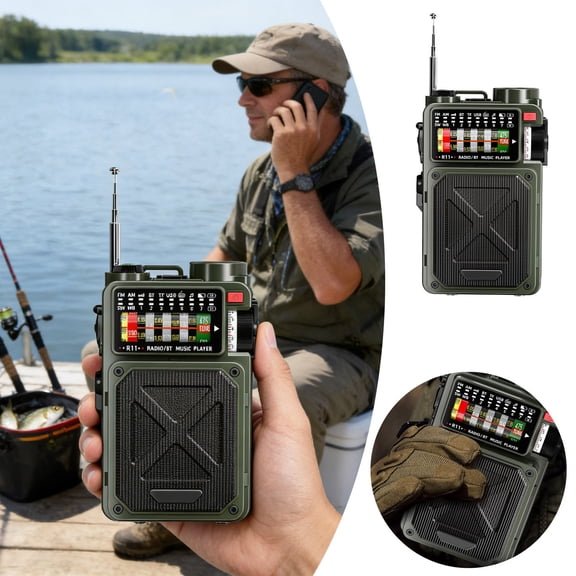 EcoNest Emergency Hand C Crank Radio For Power Self Powered Portable Radio With Manual Dynamo Battery Emergency Communication And Weather Alert Device