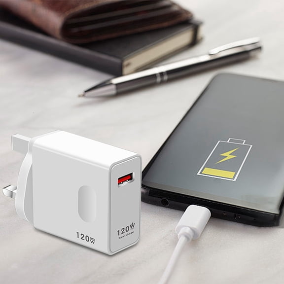 EcoNest "Experience Fast Charging With Our 120W Super Fast Charger The Ultimate USB Charging Head For Your Smartphone!"