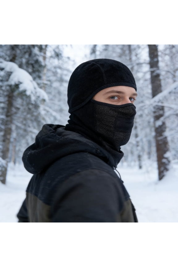 Face For Skiing Snowboarding Winter Sports Windproof Thermal Full Coverage Hood