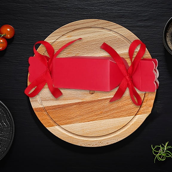 EcoNest Favour 50pcs Candy Shaped With Ribbon DIY Party For Dessert Cookie (7.x1.5inch)