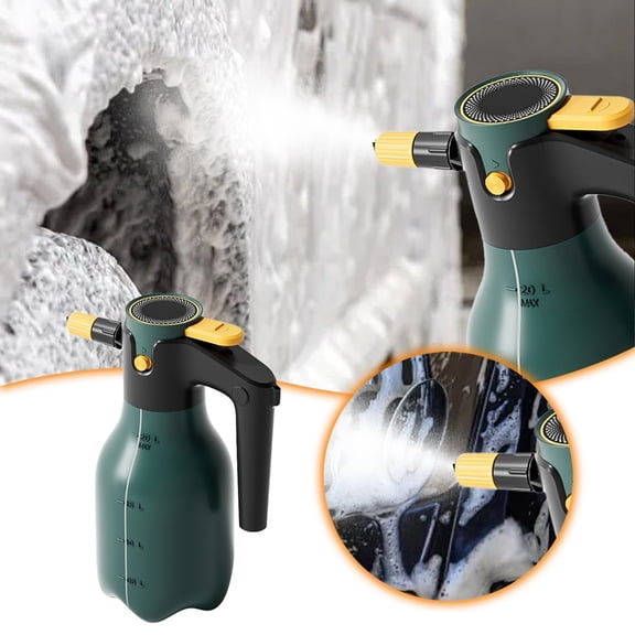 EcoNest Foam Sprayer Car Wash Foam Sprayer Rechargeable Car Foam Sprayer 2L Portable Garden Watering Tool Handheld Sprayer Can For Trucks Windows Glass