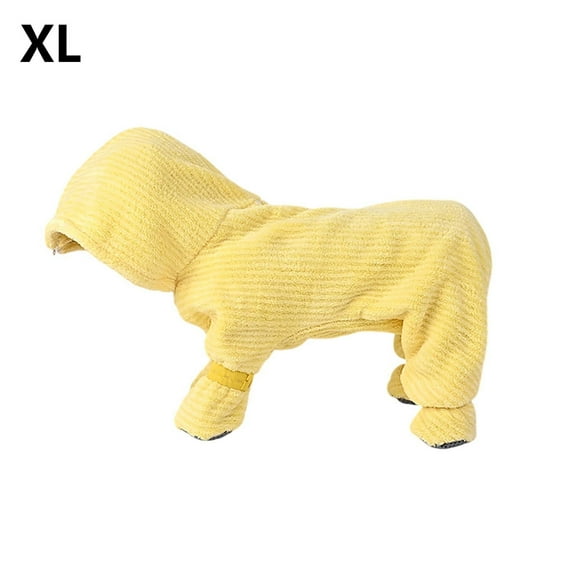 EcoNest Full Hoodie With Covered Feet All Season Warm Jumpsuit For Small Medium Indoor Outdoor Wearable Apparel