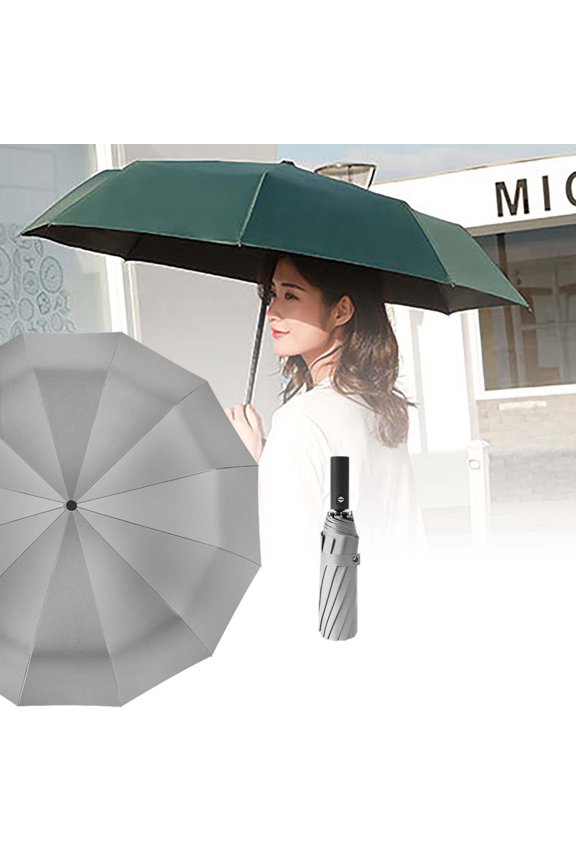 Fully Automatic Weather Folding Umbrella Light Sun And Sunshade Umbrella Women's UPF50+ Portable Wind Mini Five Fold Umbrella