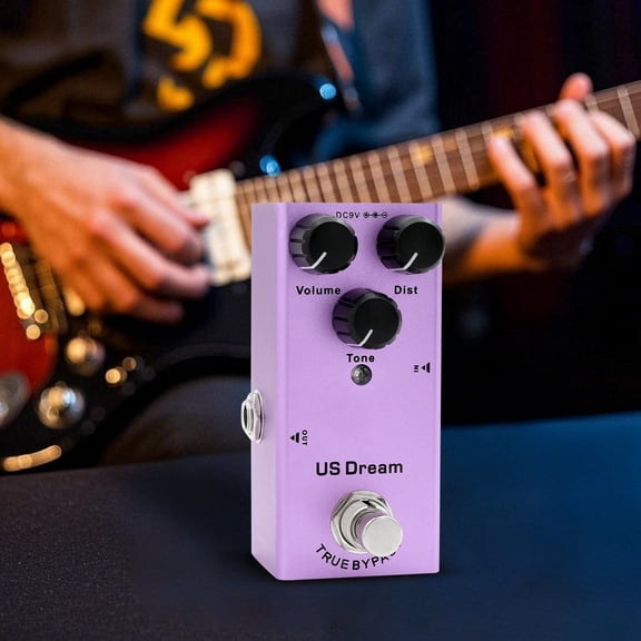 EcoNest Function Guitar Effects Pedal Distortion Overdrive Delay Tremolo