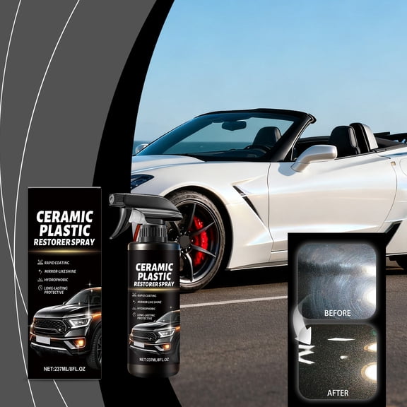 EcoNest Grade Ceramic Coating Spray For Advanced Hydrophobic Sealant With High Gloss Finish Long Lasting 237ml