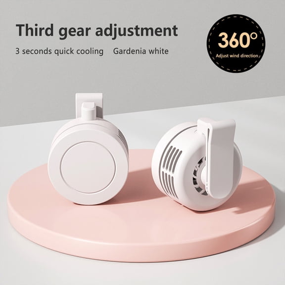EcoNest Hanging Clip Type Small Fan Ultra Quiet Usb Carry Mini Electric Fan Portable Office Student Dormitory