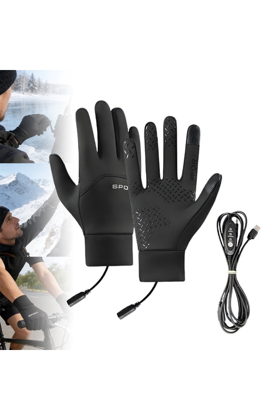 Heated USB For And Winter Touchscreen With 3 Heat Settings (45°C 55°C) Windproof Ideal For Skiing And Biking