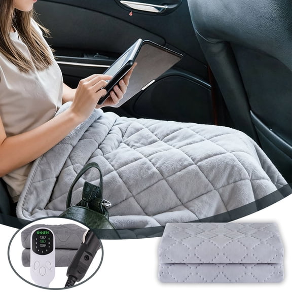 EcoNest Heating Blanket 12v Heating Blanket For Up To 50 ℃ Blanket With Camping Travel Timing Function Card And Travel Heating Blankets Plug In Heating Blanket