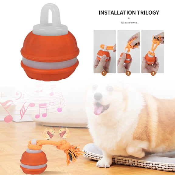 EcoNest Interactive Smart Rolling For Dogs – Chirping Bird Sounds Motion Chew Proof Design For Boredom & Teething