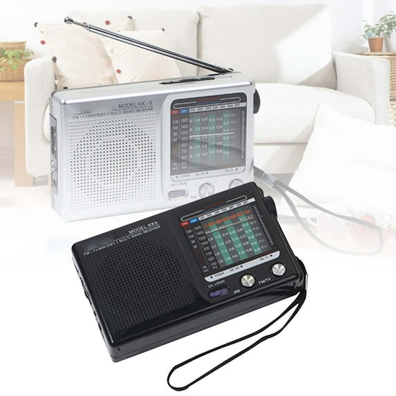 EcoNest KK9 Portable Retro AM FM Shortwave Radio Vintage Style Full ...