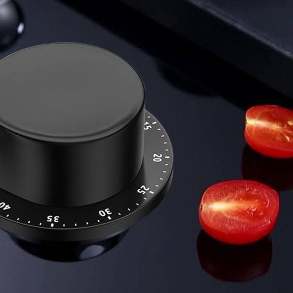 EcoNest Kitchen Timer Chef Cooking Timer Clock With Loud Alarm No Batteries Required 100% Mechanical Magnetic Backing Exquisite Stainless Steel Body