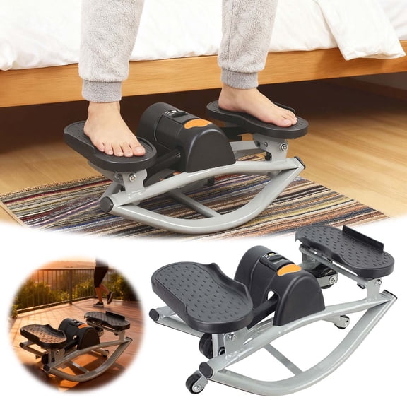 EcoNest Lateral Rocking Fitness Stepper For Home Exercise Full Low Workout Machine Portable Compact Leg Glute Trainer With Side To Side Motion For Cardio And Strength Training