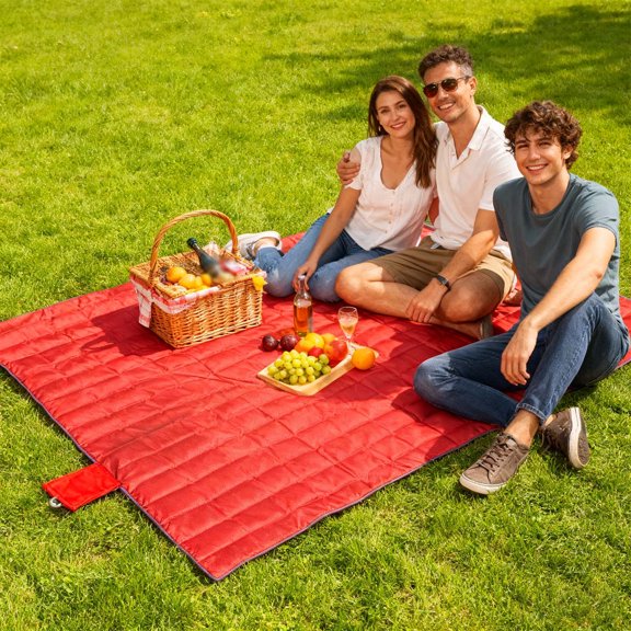 EcoNest Light Folding Pocket Mat 27 Inches X 43 Inches Picnic Blanket 3 Inches Outer Packaging Beach Mat Picnic Beach Mat