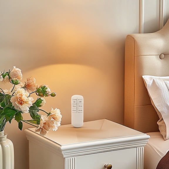 EcoNest Lumivyx Haloclean ???? ?????? ???????? 3 Timer Settings & Remote Control Lamp (BLACK White)