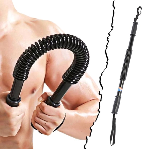 EcoNest Men Arm Chest Strength Training Developer 20KG Spring Exerciser Hand Fitness Grips Power Twister Bar Body Building